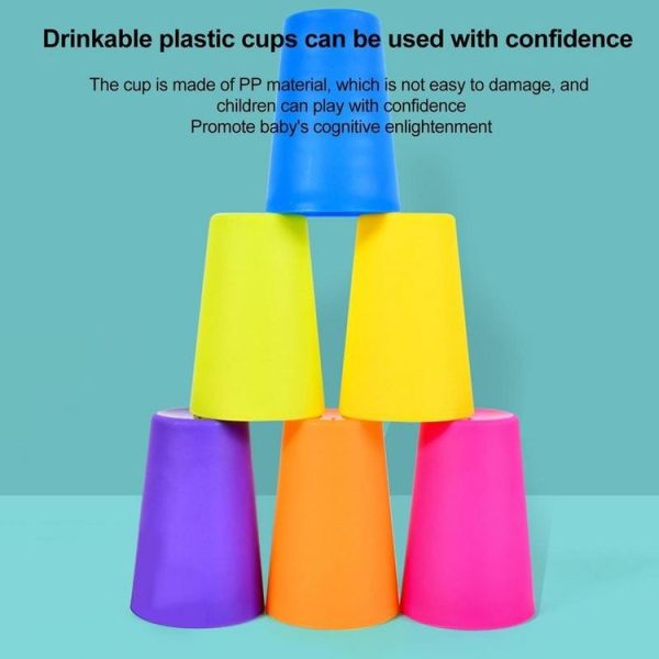 Mixed Colors Quick Stack Cups Speed Training Sports Stacking Cups With Card, Spec: Single Person - Image 6
