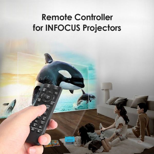 InFocus IN112 IN114 IN124 IN3136 Projector 2pcs Remote Control - Image 5