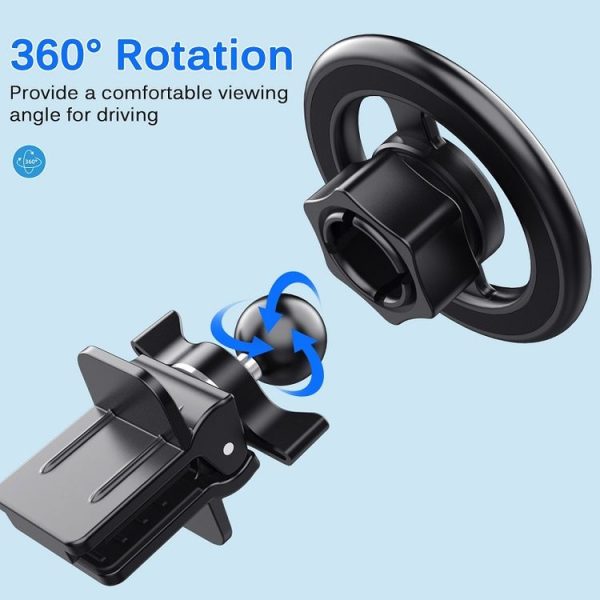 153A Magsafe Car Air Outlet Mobile Phone Magnetic Suction Bracket - Image 4