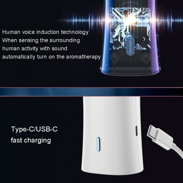 FLYHSO XF4.0 Aromatherapy Machine Intelligent Sound Control Automatic Timing Incense Sprayer (Blue) - Image 6