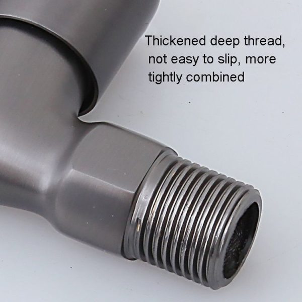 Bathroom Toilet Stainless Steel Bib Tap Wall Mounted Washing Machine Water Tap, Spec: Medium Long Type - Image 6
