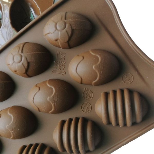 Easter Mini Colorful Egg Silicone Chocolate Mold - Image 3