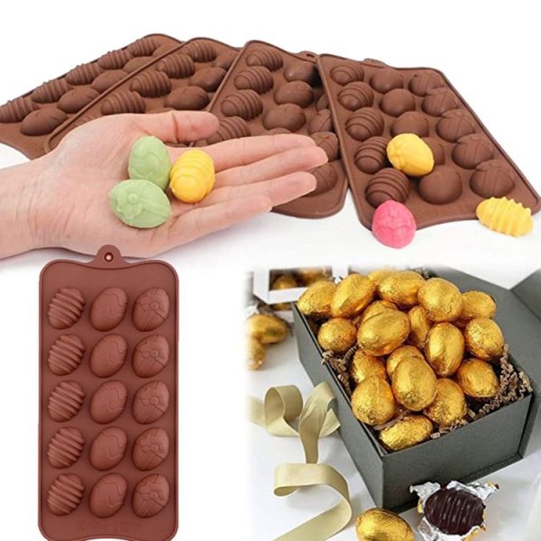 Easter Mini Colorful Egg Silicone Chocolate Mold - Image 5