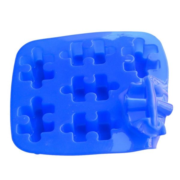 DIY Silicone Ice Grid Chocolate Puzzle Biscuit Tools - Image 3