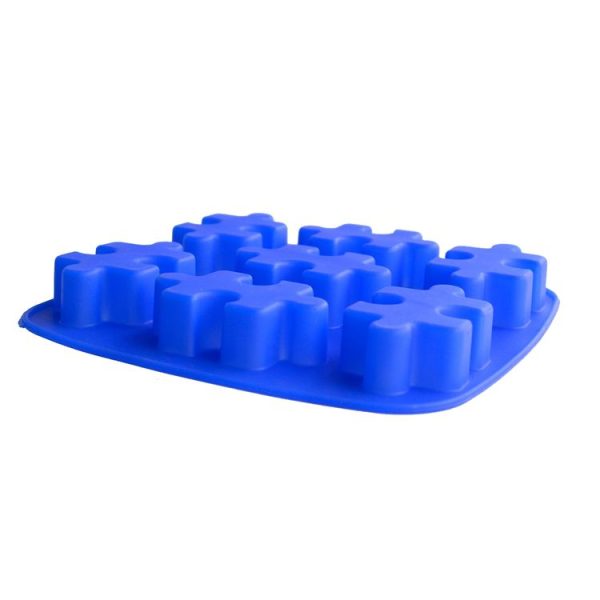 DIY Silicone Ice Grid Chocolate Puzzle Biscuit Tools - Image 4