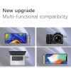 S17 Wireless 3 In 1 Lavalier MIC For Phone SLR Camera Loudspeaker, Spec: 1 Drag Two Full Black - Image 3