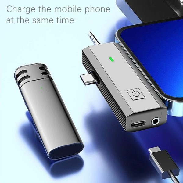 S17 Wireless 3 In 1 Lavalier MIC For Phone SLR Camera Loudspeaker, Spec: 1 Drag Two Full Black - Image 4
