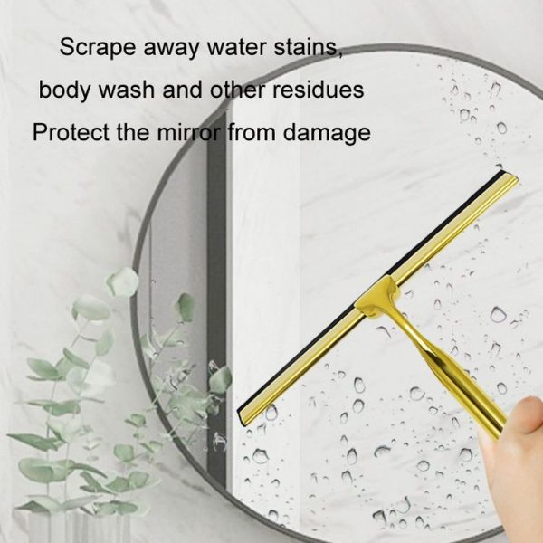 Household Stainless Steel Window Glass Manual Wiper With Square Hook - Image 4