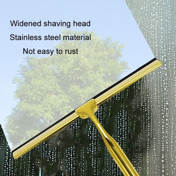 Household Stainless Steel Window Glass Manual Wiper With Square Hook - Image 5