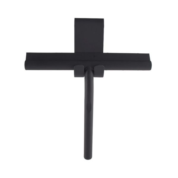 Car Glass Silicone Wiper Household Bathroom Manual Cleaning Scraper (Black) - Image 2