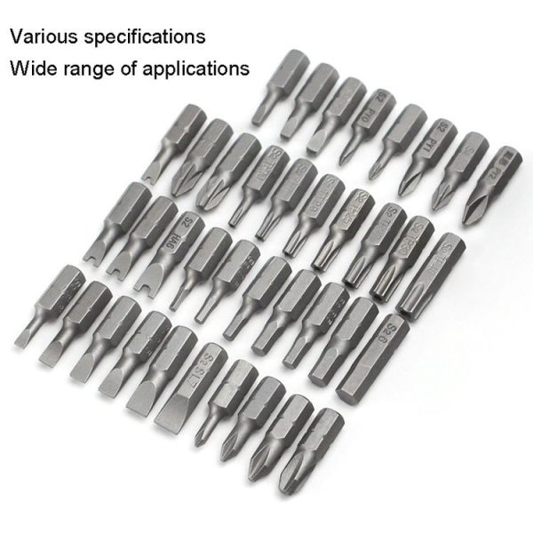 10pcs Electric Screwdriver Short Batch Head Strong Magnetic Driver Head, Series: Phillips PH1 - Image 3