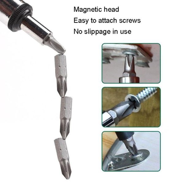 10pcs Electric Screwdriver Short Batch Head Strong Magnetic Driver Head, Series: Phillips PH1 - Image 6