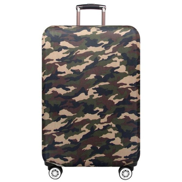 Wear-resistant Travel Trolley Suitcase Dustproof Cover, Size: S (Camouflage 1)