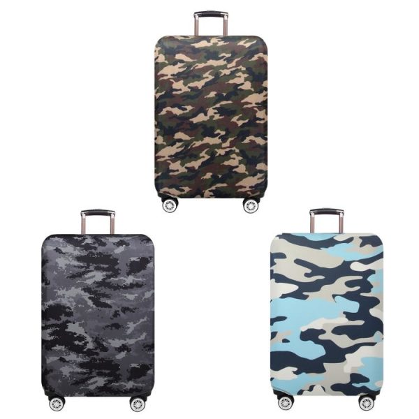 Wear-resistant Travel Trolley Suitcase Dustproof Cover, Size: S (Camouflage 1) - Image 2