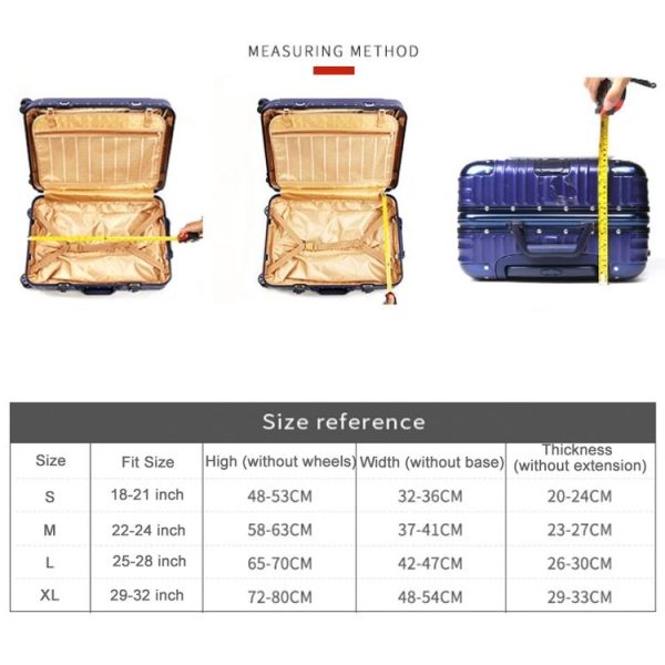 Wear-resistant Travel Trolley Suitcase Dustproof Cover, Size: S (Camouflage 1) - Image 4