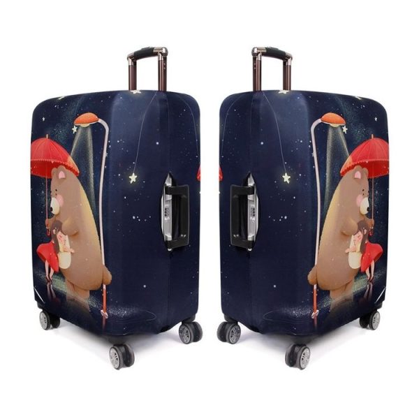 Thick Wear-resistant Luggage Elastic Dustproof Protective Cover, Size: S (Love Girl) - Image 5