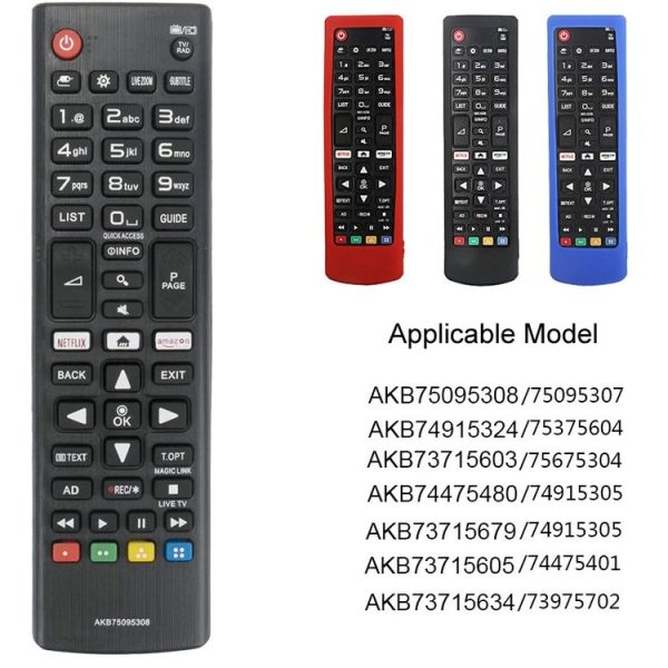 LG 2pcs Remote Control Drop-Proof Protection Case (Blue) - Image 5
