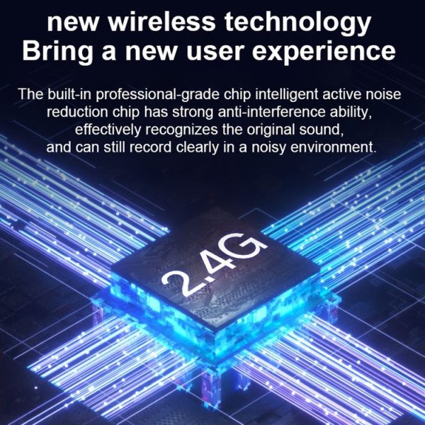 K63 One To Two Wireless Lavalier Microphone With Charging Box Noise Reduction Video Record Mic, Spec: Type-C Interface - Image 5