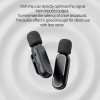 K61 One To One Wireless Lavalier Microphone With Charging Box Noise Reduction Video Record Mic, Spec: Type-C Interface - Image 2