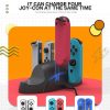 Nintendo Switch / Switch Pro SW168 6 in 1 Joycon Gamepad Holder Charger Handle Storage Bracket - Image 5