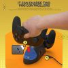Nintendo Switch / Switch Pro SW168 6 in 1 Joycon Gamepad Holder Charger Handle Storage Bracket - Image 7