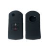 Mazda M6 / CX-5 2pcs Remote Control Folding 2 Button Silicone Case (Black)