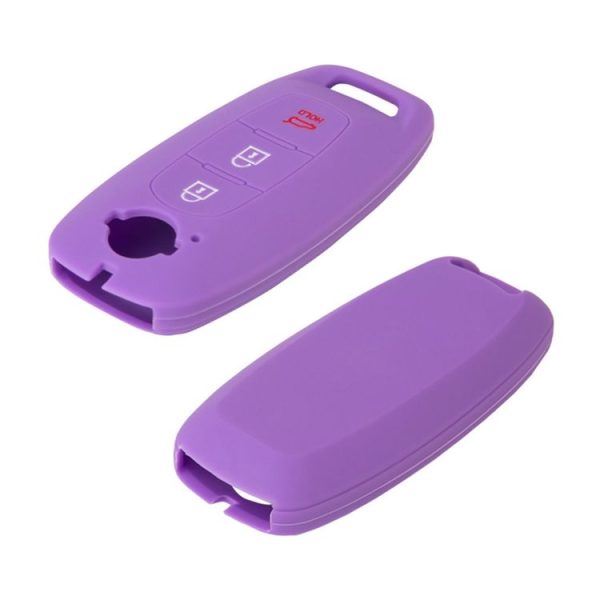2023 Nissan Altima 2pcs Three-Button Key Silicone Protective Case (Black) - Image 4