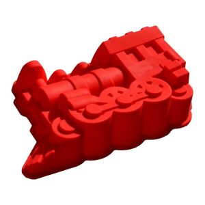 Soft Silicone Cake Mold Roasting Tools Train Shape Bread Mold