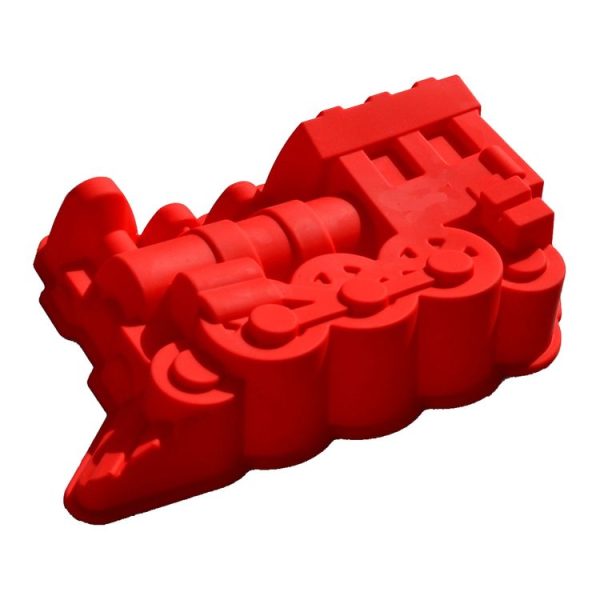 Soft Silicone Cake Mold Roasting Tools Train Shape Bread Mold
