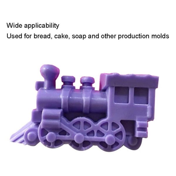 Soft Silicone Cake Mold Roasting Tools Train Shape Bread Mold - Image 6