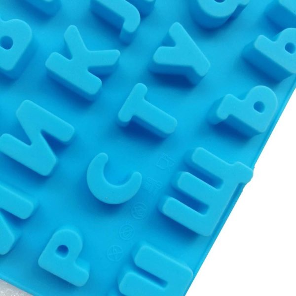 Chocolate Fudge Jelly Silicone Russian Letters Mold Ice Grid - Image 6