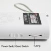 BAIJIALI KK-206 Mini Portable Radio Retro Pointer Multifunctional FM / AM Radio (White) - Image 6