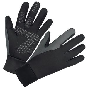 Touch Screen Anti-slip Waterproof Outdoor Sports Warm Cycling Gloves, Size: S (Black)