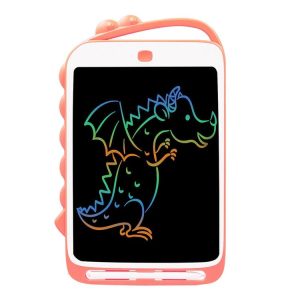 10 inch Cartoon Dinosaur LCD Writing Board Colorful Children Painting Board (Light Pink)