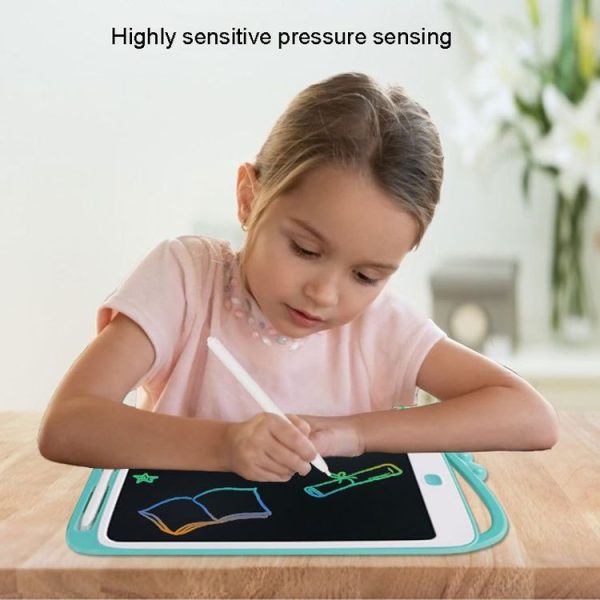10 inch Cartoon Dinosaur LCD Writing Board Colorful Children Painting Board (Light Pink) - Image 5