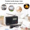 BAIJIALI BJL-166 Full Band Retro Radio Multifunctional Built-In Speaker Player (Black) - Image 5