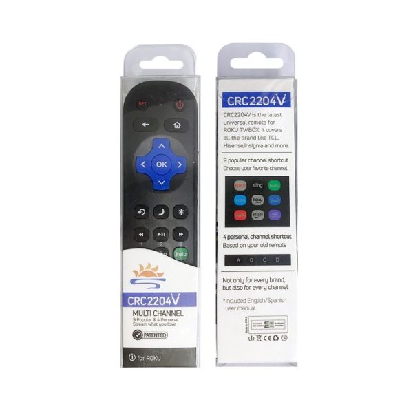 CRC2204V For ROKU TV Universal Smart LCD TV Remote Control Infrared Remote Control - Image 4