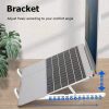 2 In 1 Laptop Mobile Phone Stand Heightening Cooling Stand (Black) - Image 3
