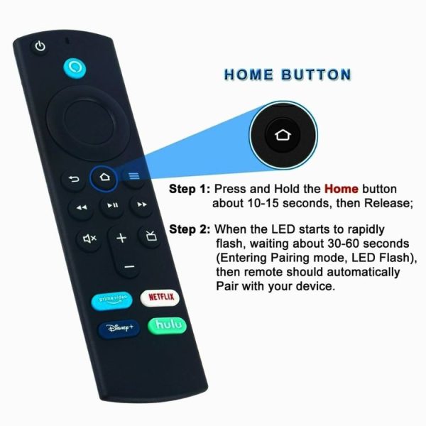 Amazon Fire TV Stick L5B83G Bluetooth Voice Smart Remote Control (Black) - Image 5