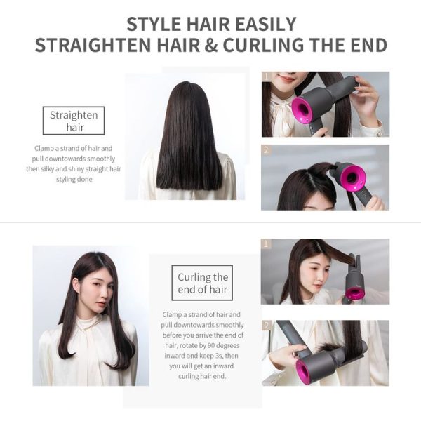 Dyson HD01 HD02 HD03 HD04 HD08 HD15 Hair Dryer Straight Nozzle Attachment Hair Styling Plate Clamp - Image 3