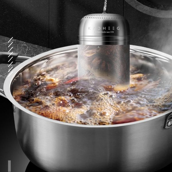 Kacheeg 316 Stainless Steel Halogen Cage Cooking Meat Seasoning Box, Size: Large - Image 6