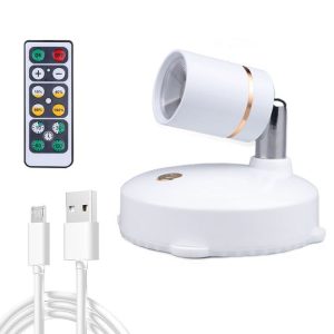TL005 Recharging Background Wall LED Spotlights Gallery Decorative Lights with Remote Control