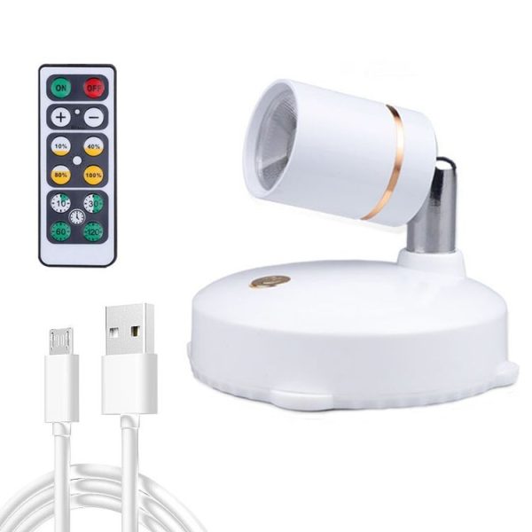 TL005 Recharging Background Wall LED Spotlights Gallery Decorative Lights with Remote Control