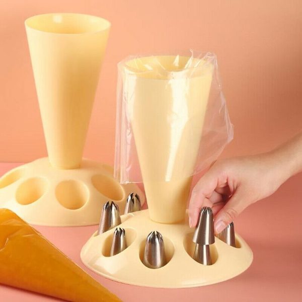 Piping Bags Rack Pastry Bags Holder Nozzle Decorating Tips Stand For Baking Accessories - Image 5