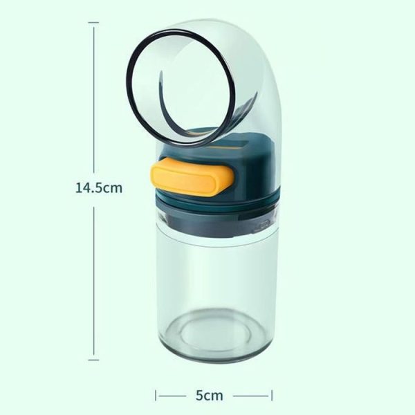 Home Kitchen Quantitative Salt Control Seasoning Jar, Color: 1pcs Blue - Image 2