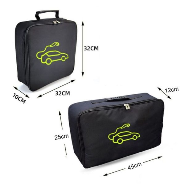 Electric Car Fireproof Charger Storage Bag, Material: Square Oxford Cloth - Image 3