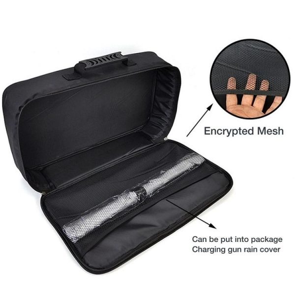 Electric Car Fireproof Charger Storage Bag, Material: Square Oxford Cloth - Image 4