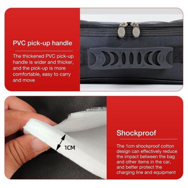 Electric Car Fireproof Charger Storage Bag, Material: Square Oxford Cloth - Image 7