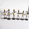 Retro Wrought Iron Man-shaped Candlestick Ornament Restaurant Table Decoration Props, Color: 26 - Image 2