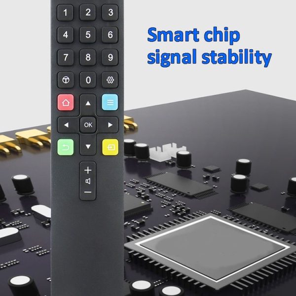 TCL TV Remote Control ARC801L RC801LDCI1 49p3 55p3, Etc. (Black) - Image 5